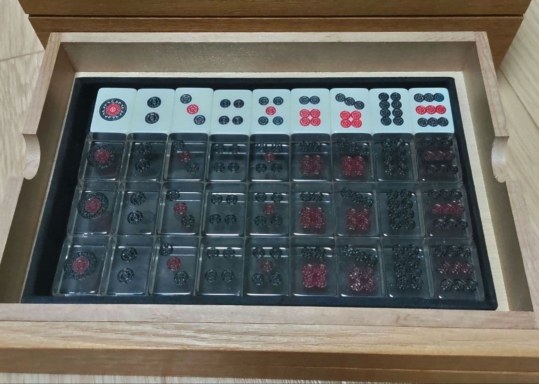 ★極美品★鷲巣麻雀★ 市川屋 透明牌「三透牌」ファーストver.