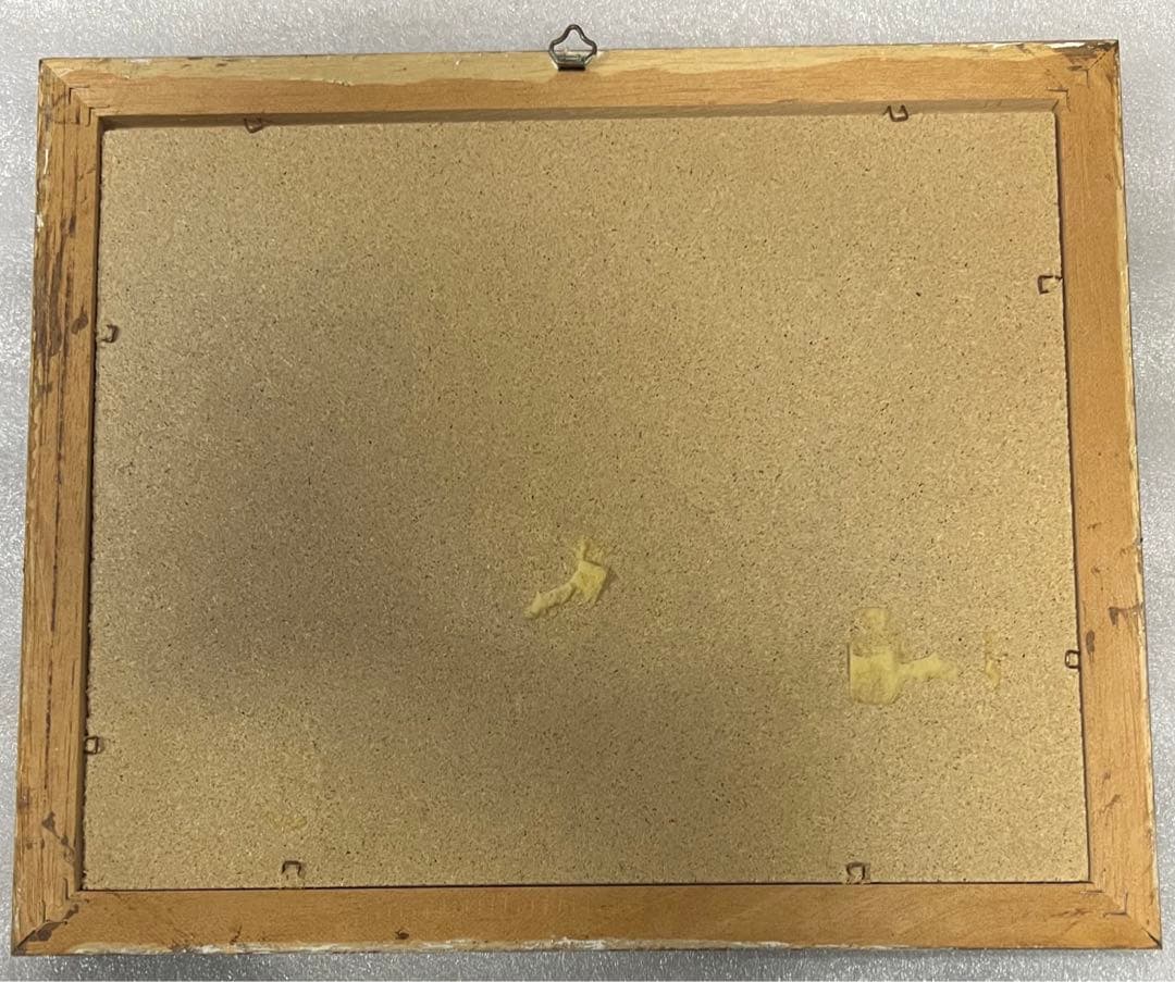 カモ画 アンティーク 調額縁 イタリア 輸入 額絵 天然木 フレーム インテリア