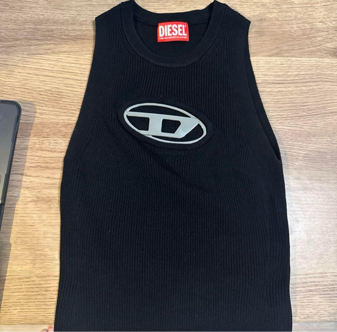 DIESEL ブラック タンクトップ XS