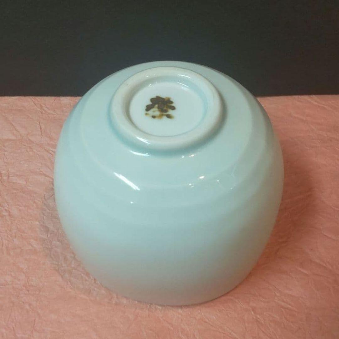 81*Z195陶芸 茶道具 茶碗 水次 白磁