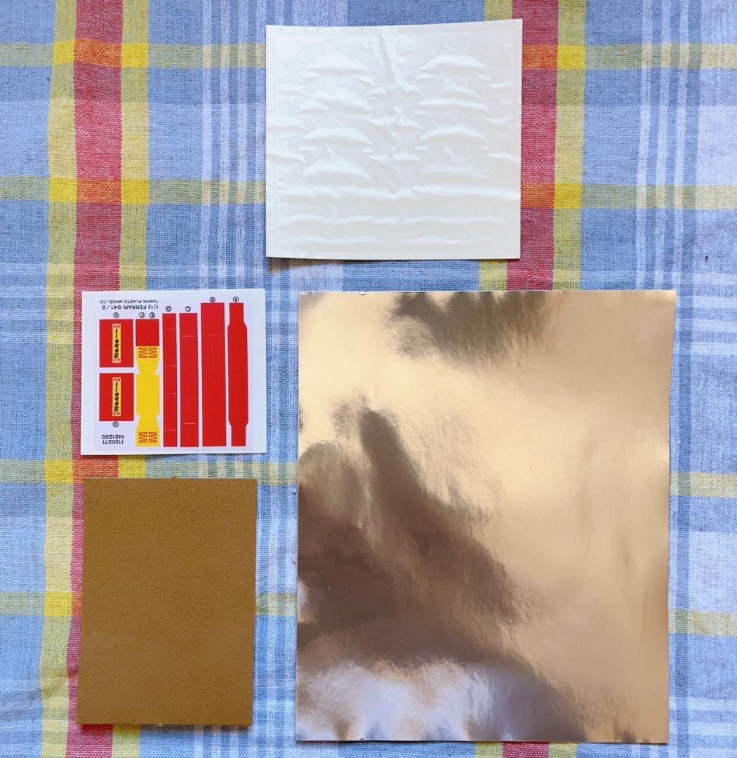 当時モノ 絶版 タミヤ 1/12 フェラーリ641/2 未組立品 w/マールボロ