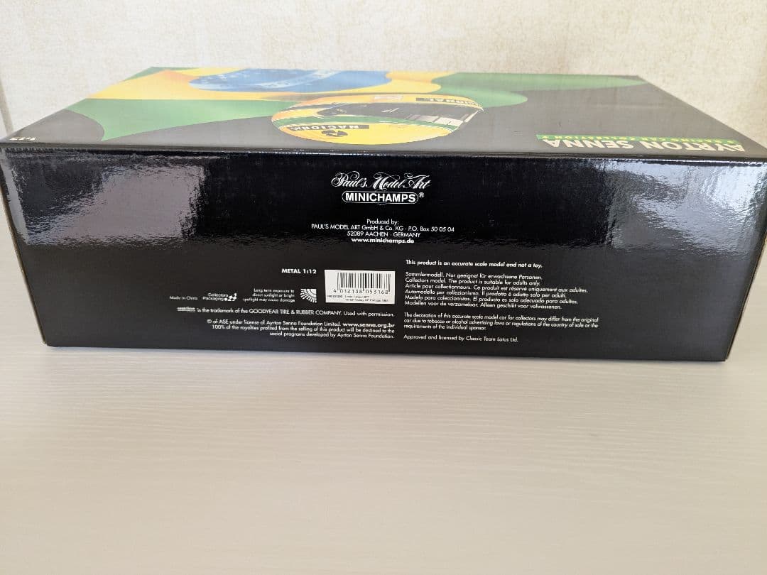F1 MINICHAMPS 1/12 ロータスルノー97T アイルトン・セナ