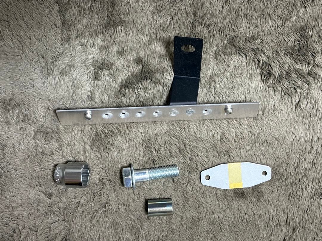 583worksアルミナンバーステー NDロードスター 新品 ソケット付き