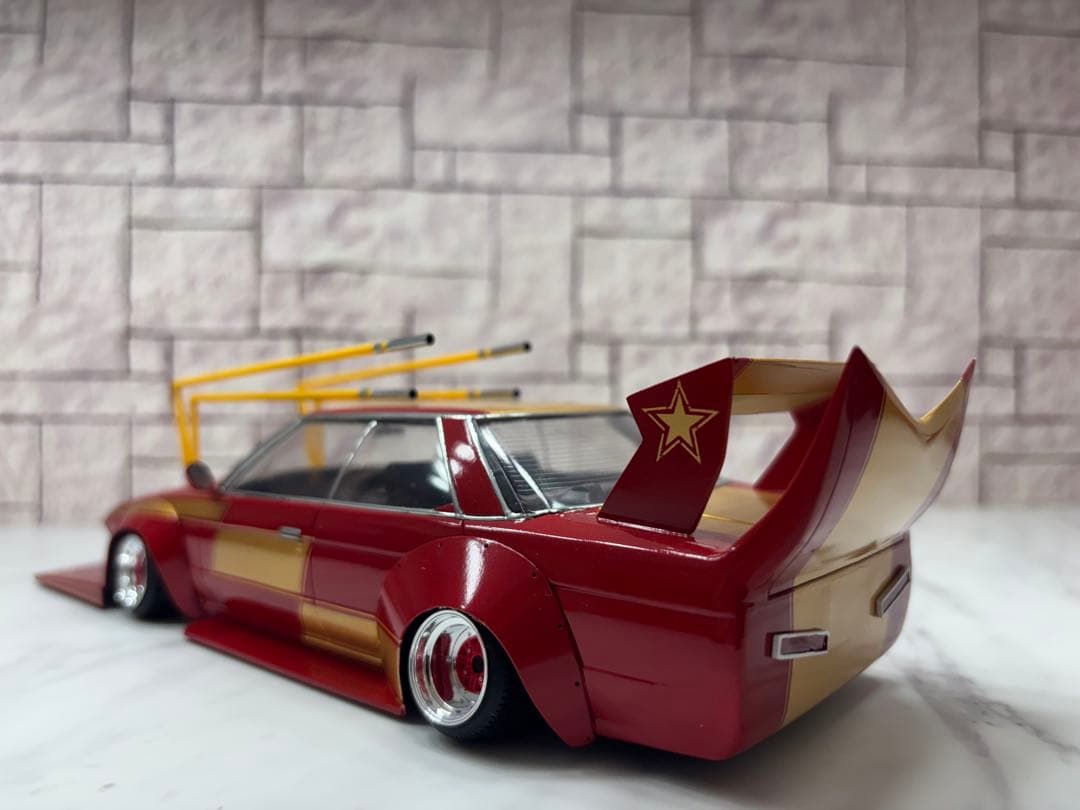 1/24 71マークii 完成品　街道レーサー　チバラギ仕様　旧車　グラチャン