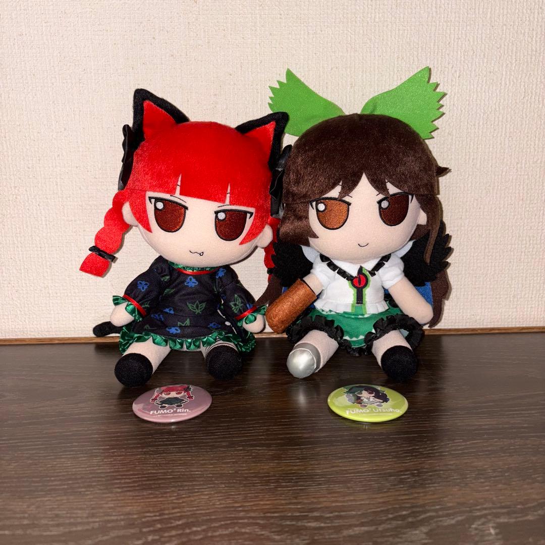 東方Project ぬいぐるみシリーズ79・80 ふもふもりん。ふもふもうつほ。
