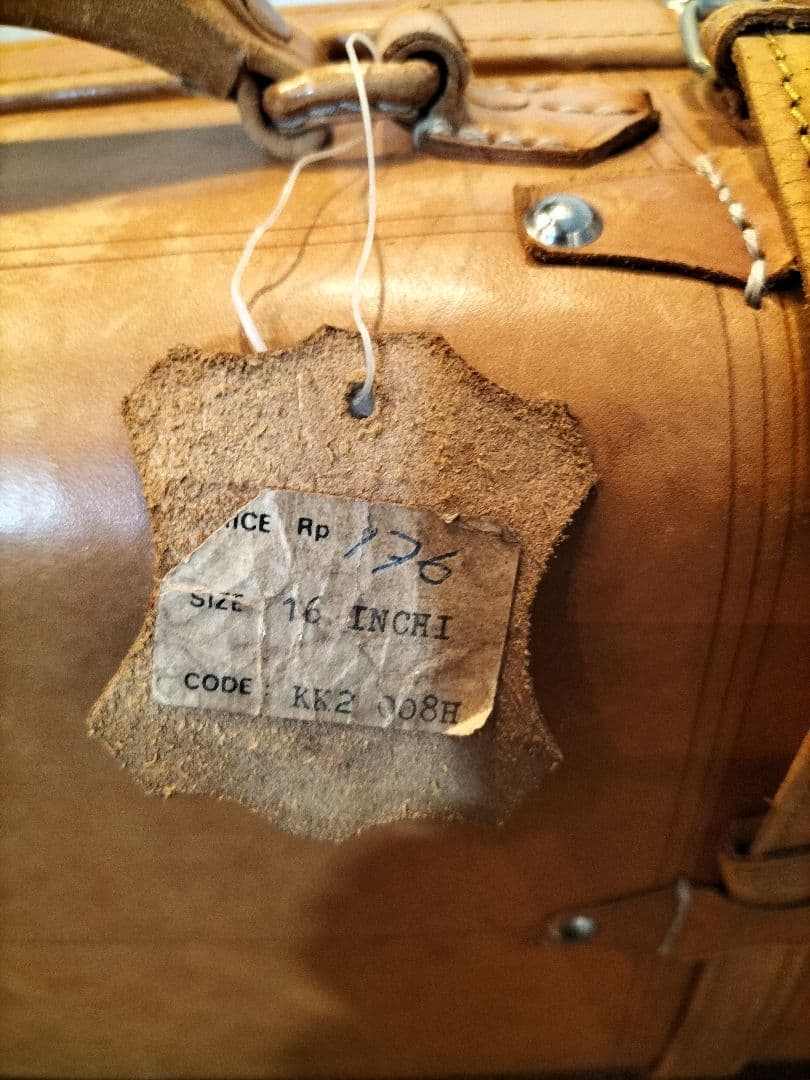 本革　レザー トランクケース 旅行カバン amie