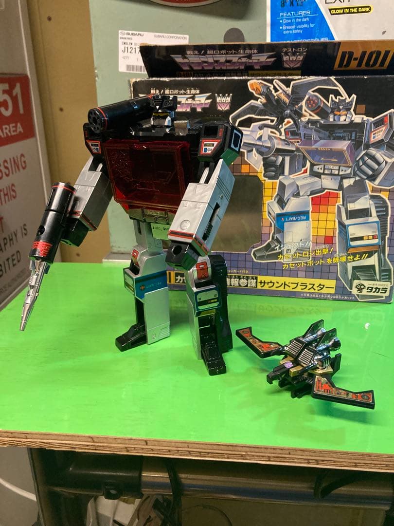 当時物トランスフォーマー　D-101 カセットロン　サウンドブラスター