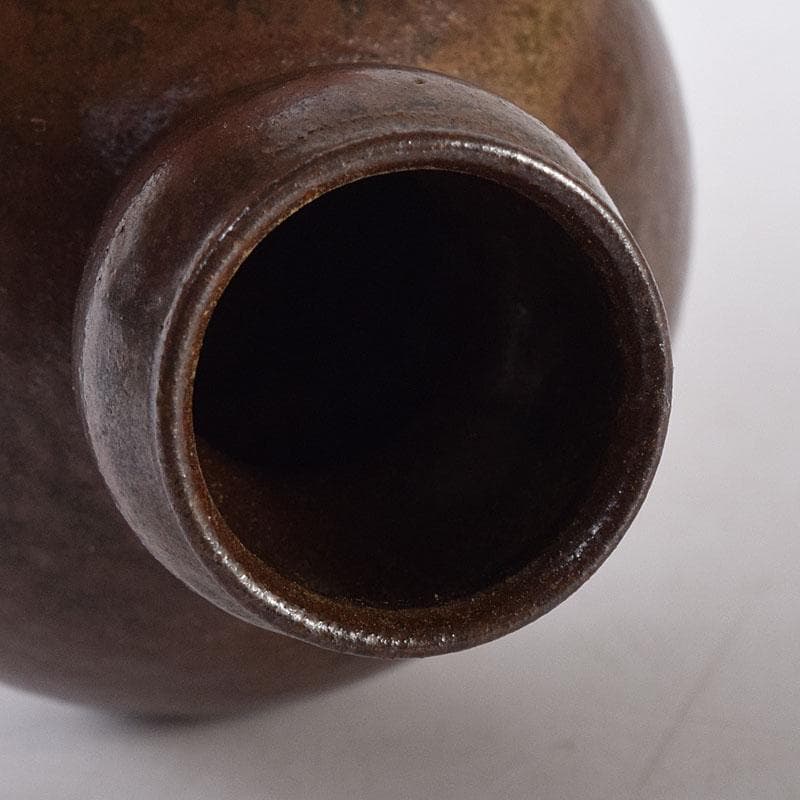 茶道具　笹田有祥作　模玉津島　中興名物写　瓢箪形　茶入　共箱　V　7851