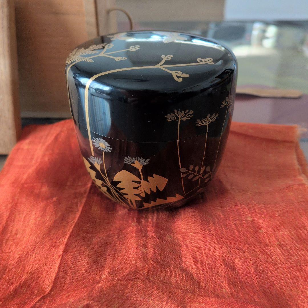 出雲塗師　小島漆壺斎　春草　棗