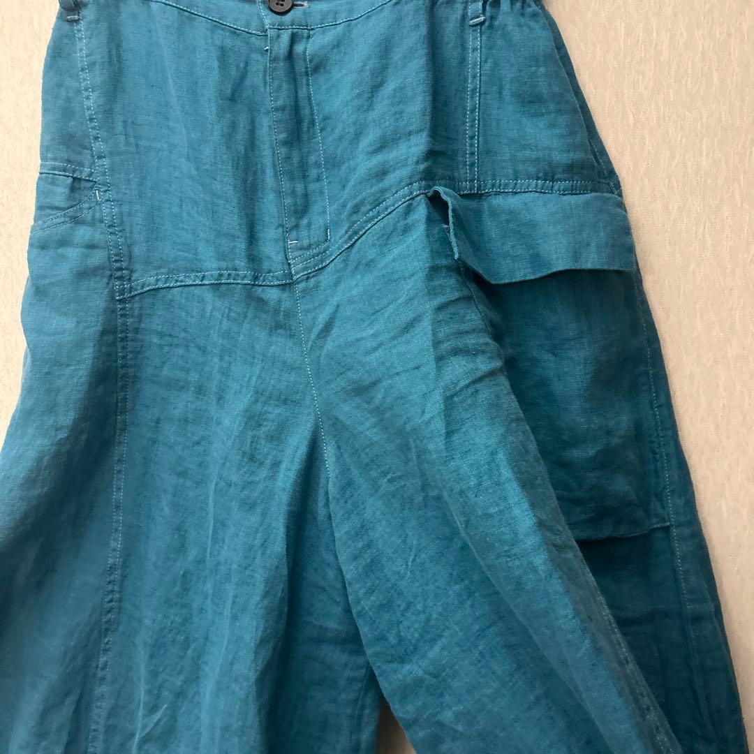 ♡*a様 センソユニコ　マツオインターナショナル エメラルドグリーンワイドパンツ