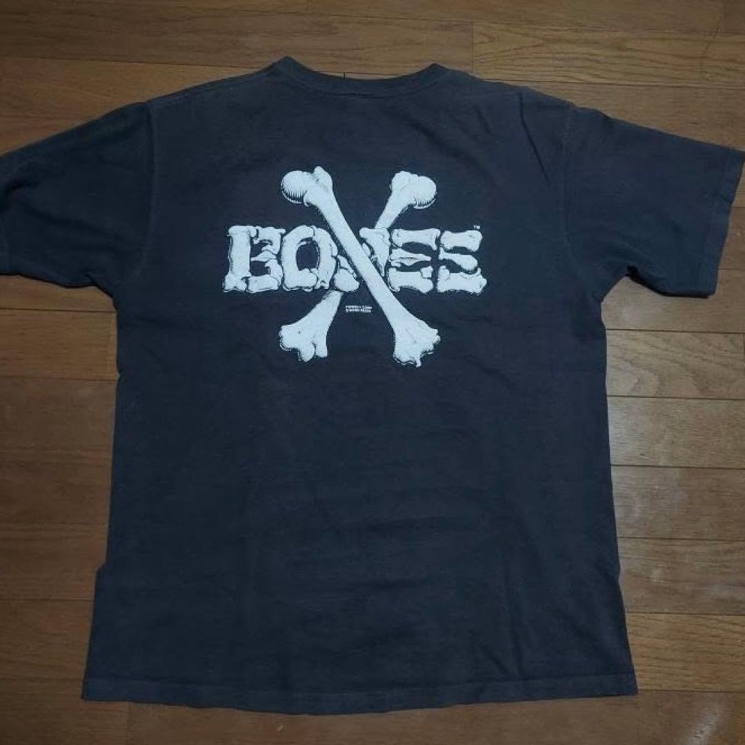 POWELL PERALTA BONES Tシャツ M チャコールグレー 白