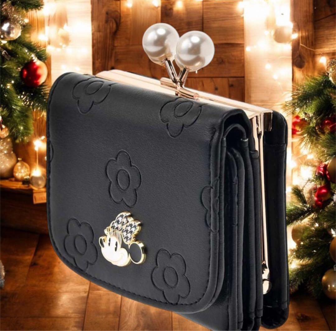 ディズニー×マリークワント♡三つ折り財布＆ファスナー付きパスケースセット新品