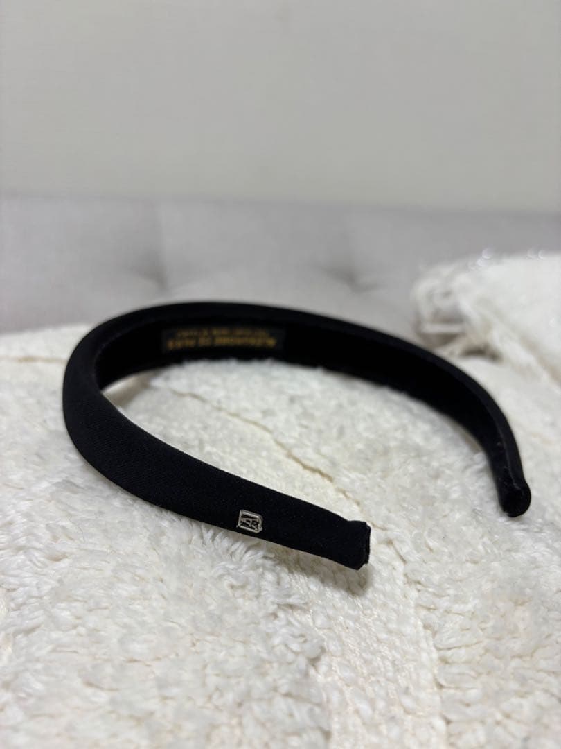 【値下げ可能】Alexandre de Paris ブラックヘアバンド