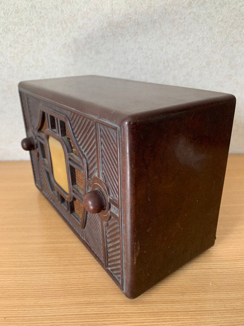 Nationalラジオ　アンティークラジオ　真空管ラジオ　ラジオ