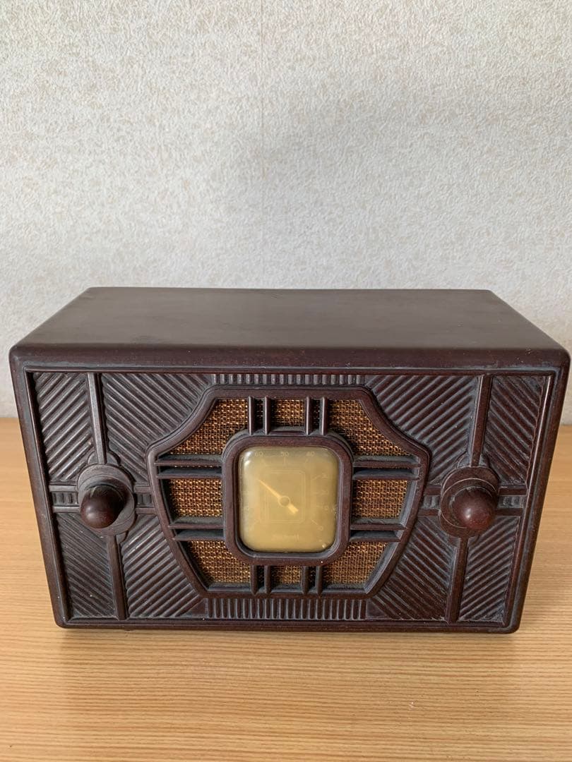 Nationalラジオ　アンティークラジオ　真空管ラジオ　ラジオ