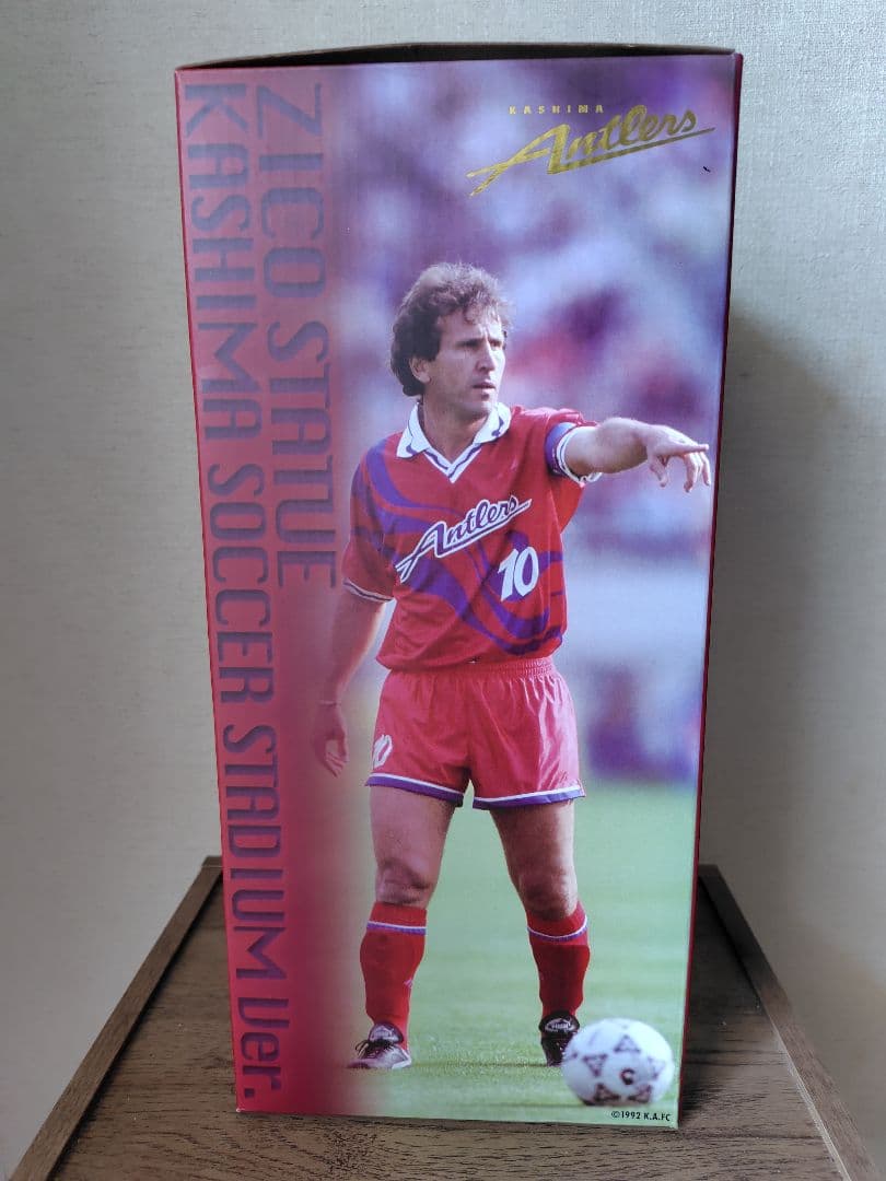 ジーコ サッカー選手像 ブロンズ製 約32cm