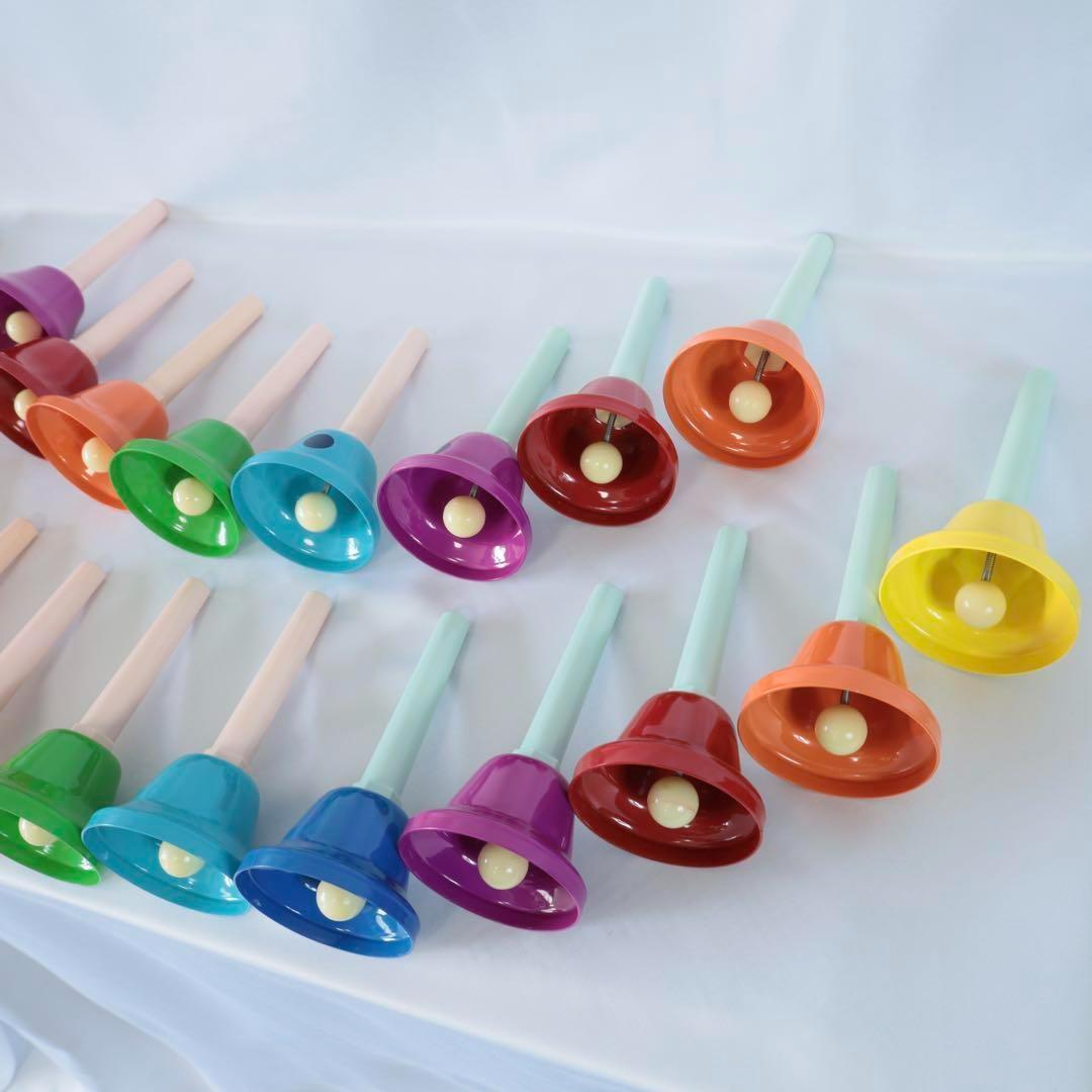 ウチダ　ミュージックハンドベル カラー 2１音セット