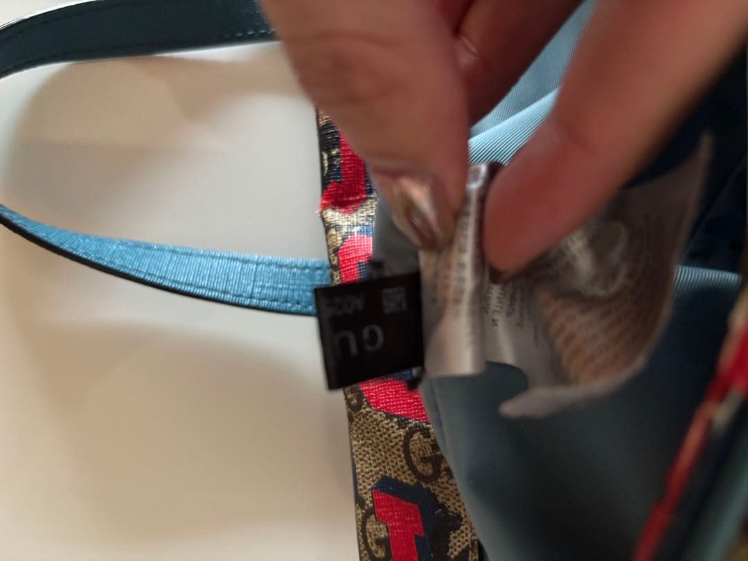 GUCCI ショルダーバッグ チルドレンズ GGプリント ウルフ オオカミ 犬