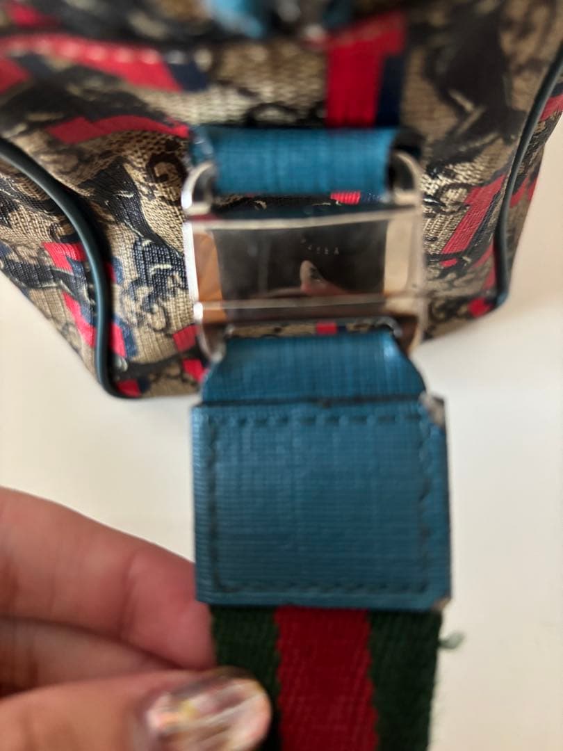 GUCCI ショルダーバッグ チルドレンズ GGプリント ウルフ オオカミ 犬