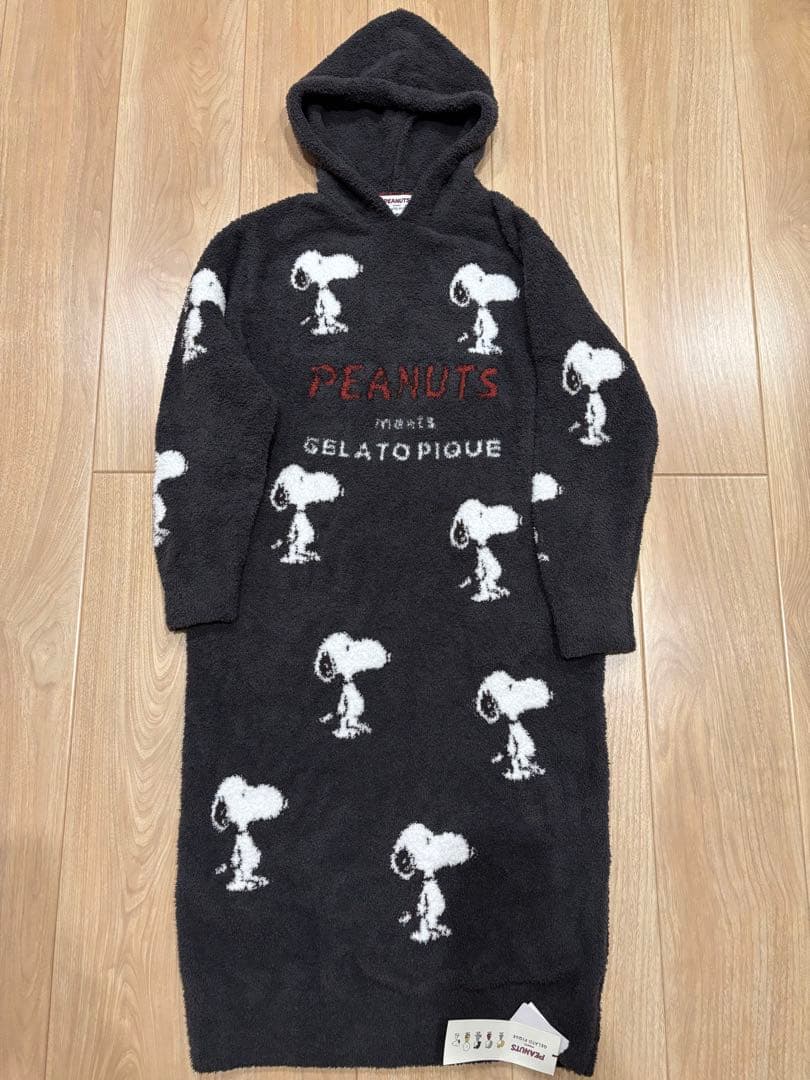 PEANUTS meets GELATO PIQUE フード付きロングガウン