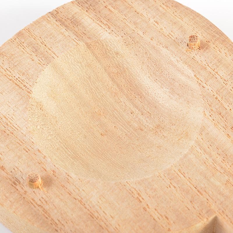 茶道具　道場宗廣作　団扇　葦に水　香合　共箱　V　5881