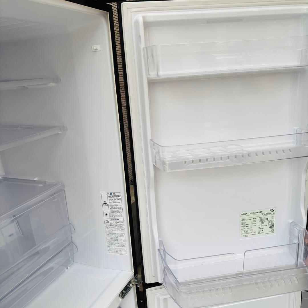 AQUA 270L 冷凍冷蔵庫 AQR-D27B 2013年製