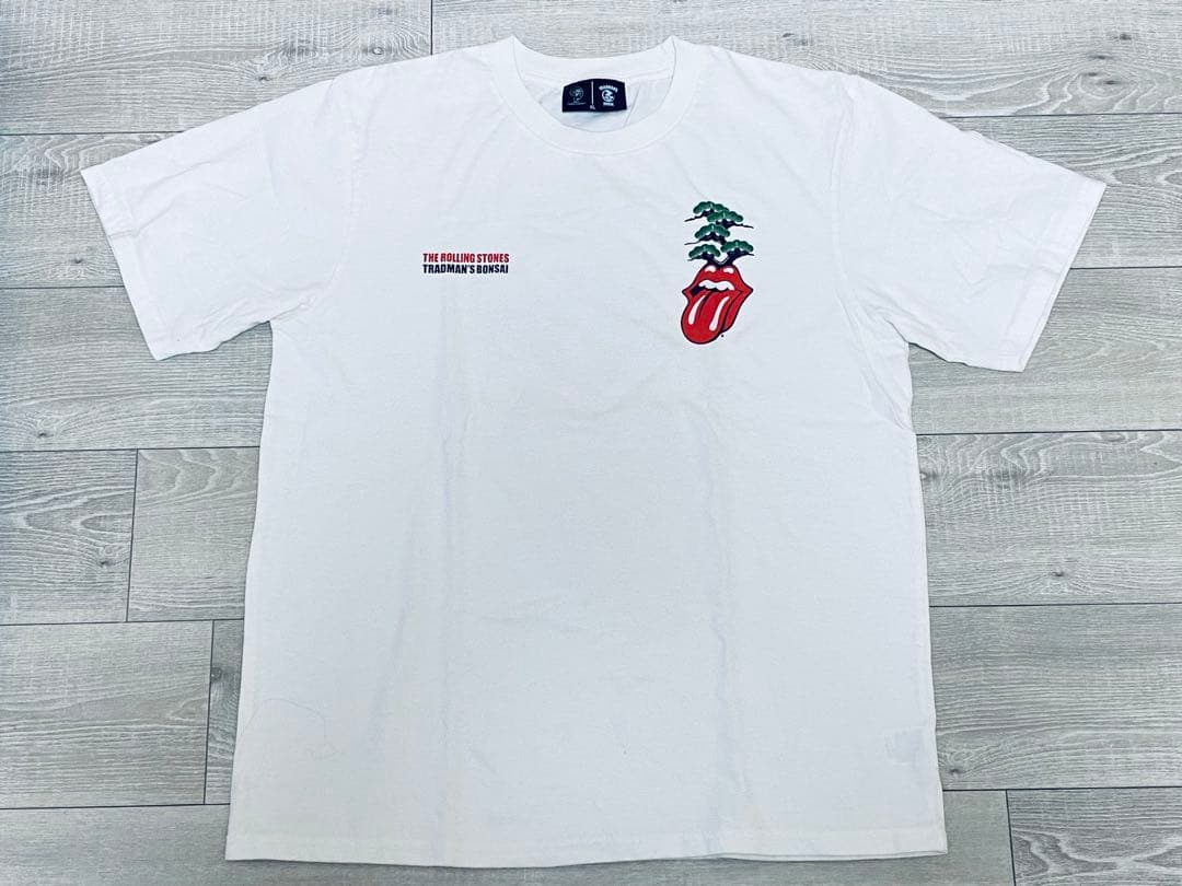 TRADMAN’S BONSAI ローリングストーンズ TシャツXL/ホワイト