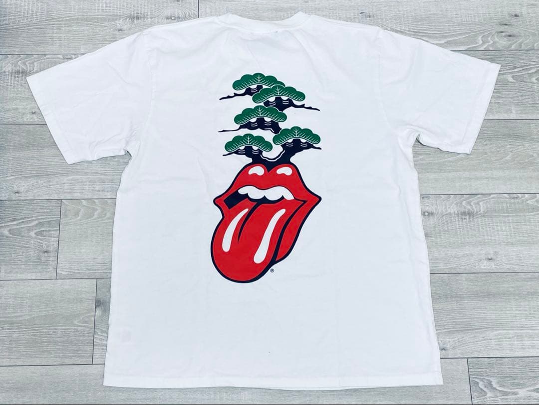 TRADMAN’S BONSAI ローリングストーンズ TシャツXL/ホワイト