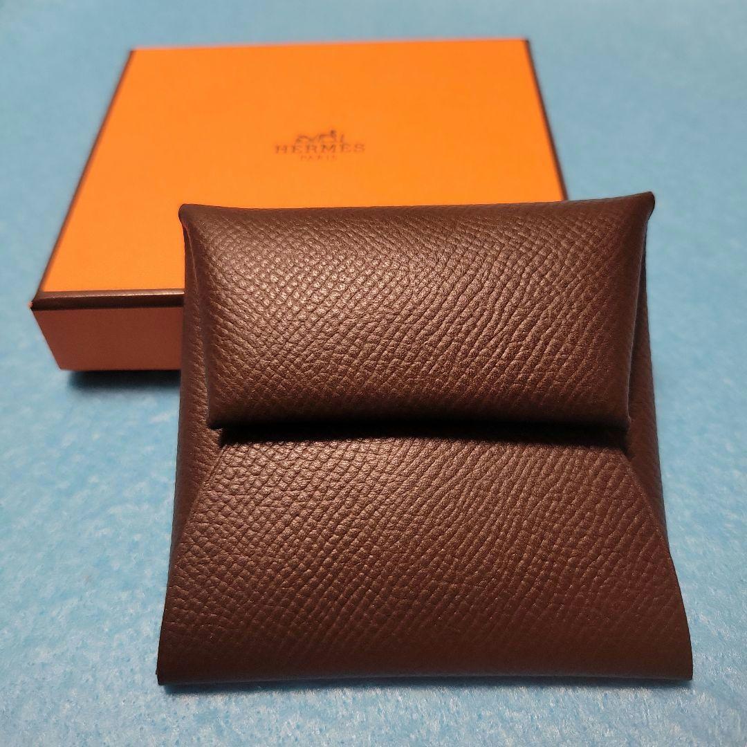 エルメスケース 【新品未使用】バスティア ケース ダークブラウン
