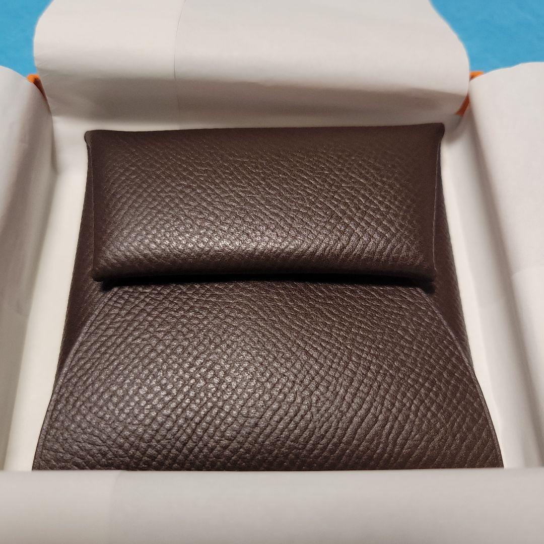 エルメスケース 【新品未使用】バスティア ケース ダークブラウン