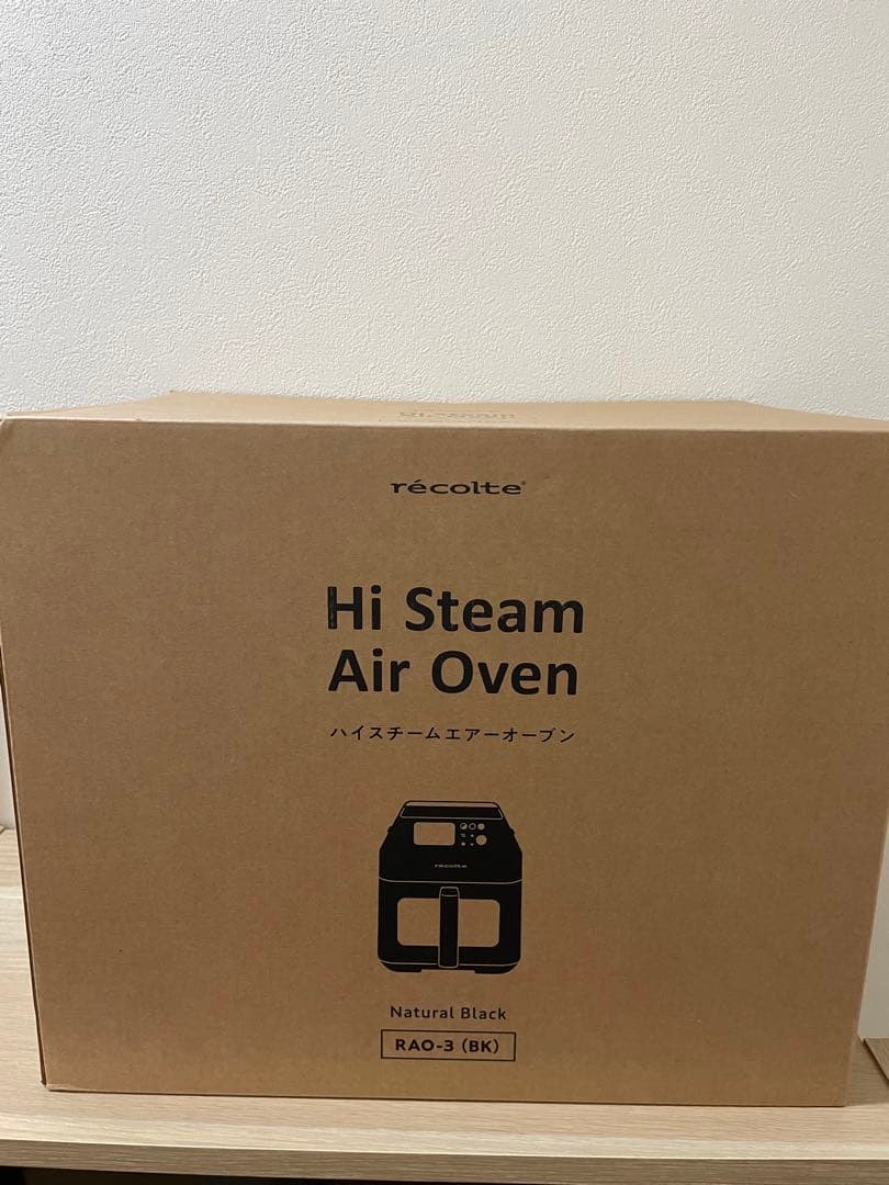 récolte ハイスチームエアオーブン ブラック　レコルト