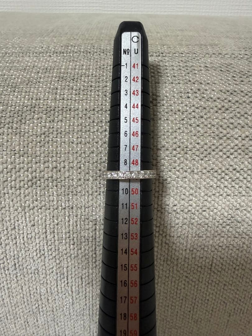 kinoko京セラジュエリー　プラチナハーフエタニティリング