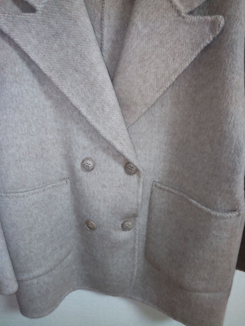 ラビッシュゲート ウールショートコートベージュ