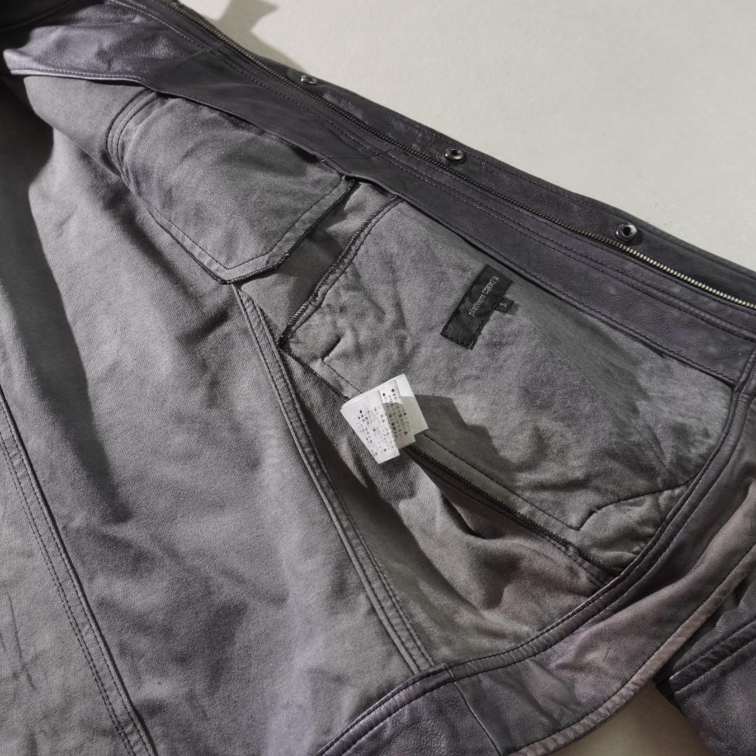 Platinum COMME CA レザージャケット 羊革 ブラウン/JW89