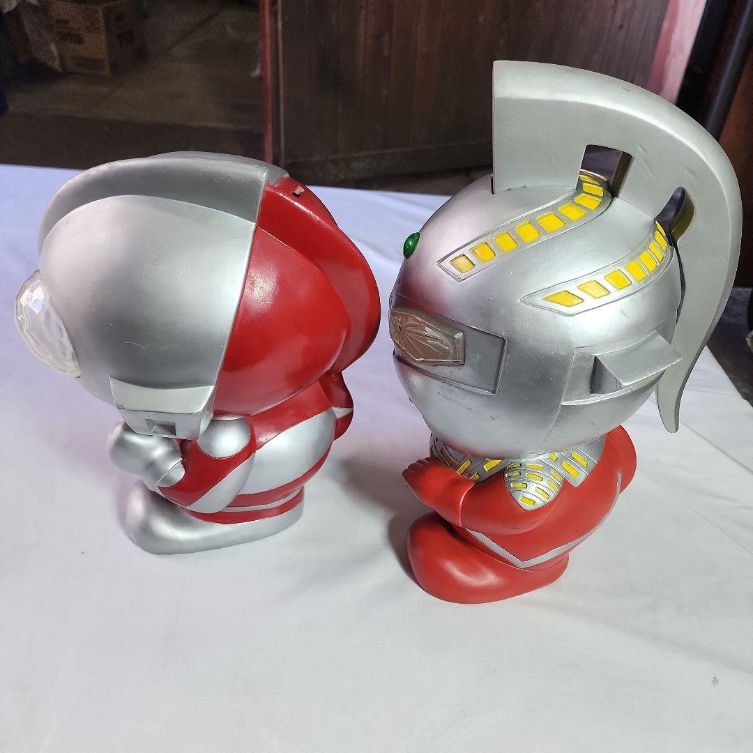 ウルトラマン　セブン　フィギュア 2体セット 特大　RUNA　ソフビ　レトロ