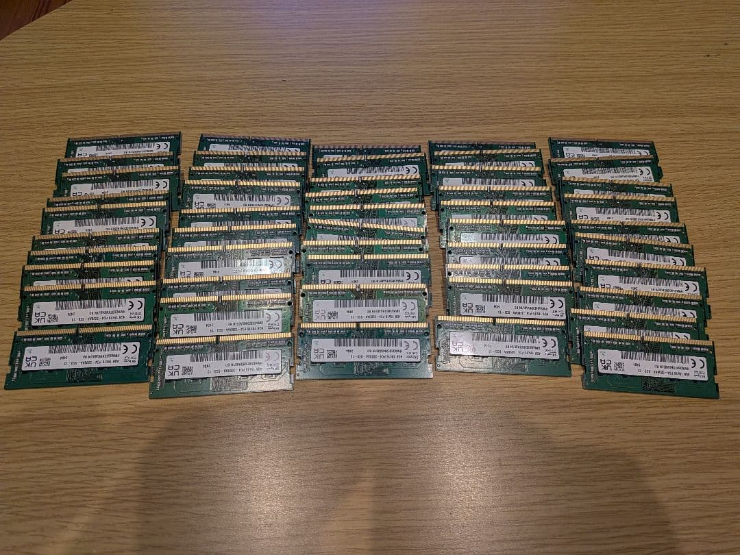 SK hynix 4GB DDR4 メモリDDR4-3200AA　50枚