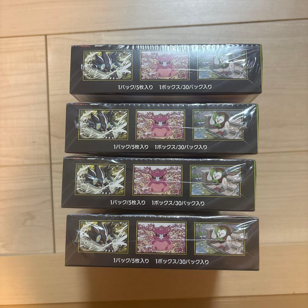 ポケモンカードゲーム MEGA ムニキスゼロ 新品未開封 シュリンク付き4BOX