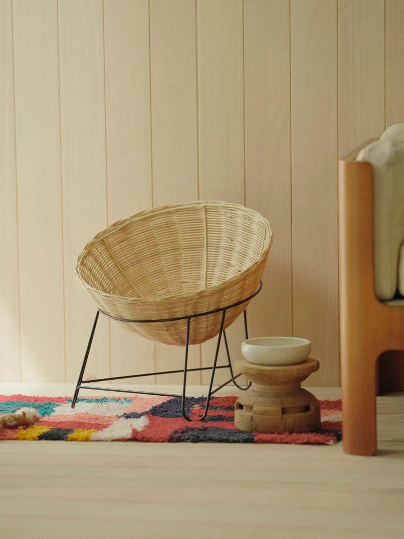 値下げ オルネコ アイアンレッグラタンチェア おまけつき