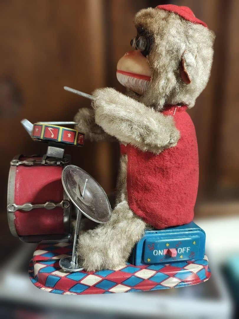 アルプス製のヴィンテージ玩具THE JOLLY DRUMMER CHIMPY
