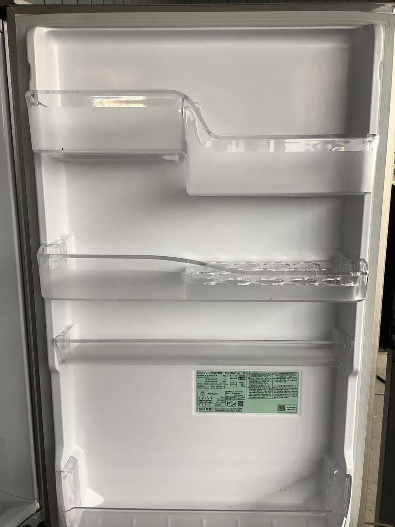 Rink 日立 3ドア冷凍冷蔵庫 R-V38NV 375L 21年製