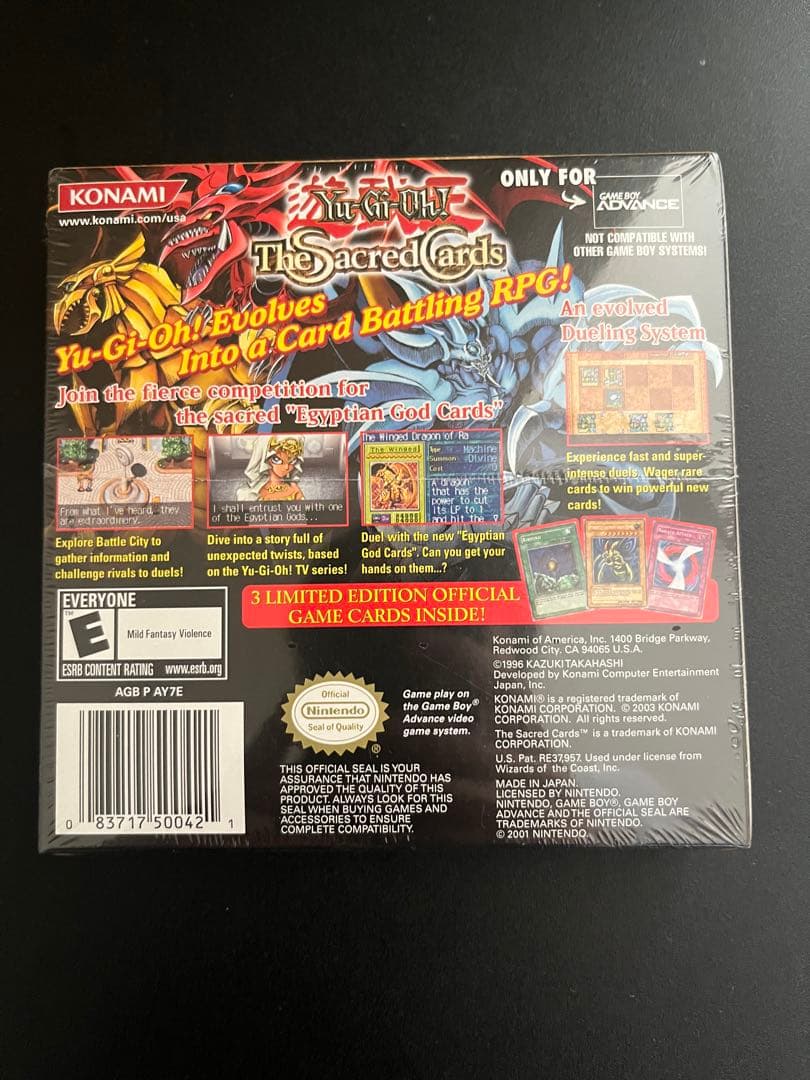 GBA ザ セイクリッド カード The sacred cards 未開封 北米