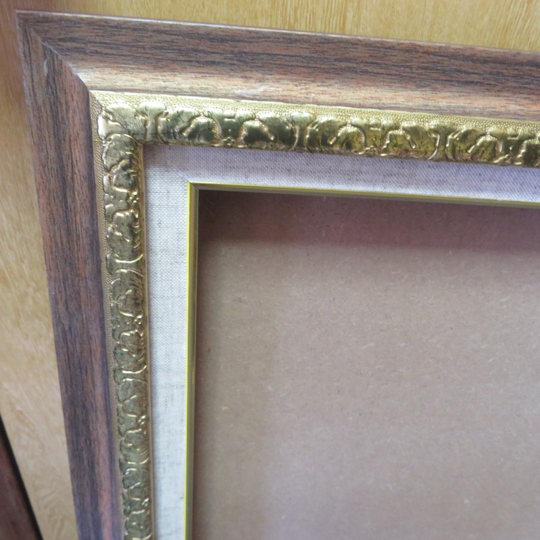 額縁　枠のみ　F30　金 木　油絵　水彩画