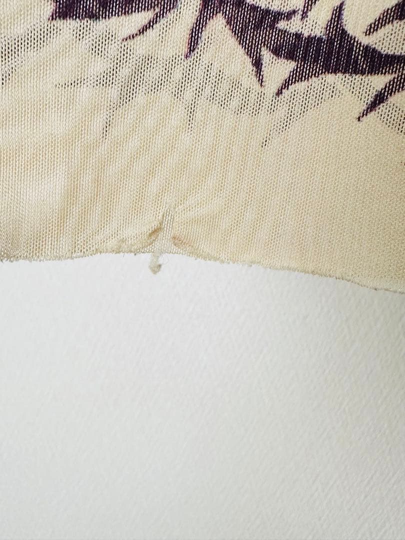 ジャンポールゴルチェ ファム ドラゴン&ハートタトゥー パワーネットタンクトップ