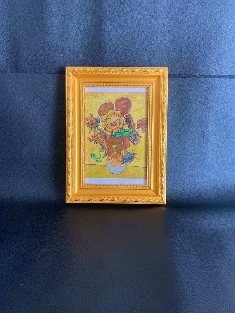 ゴッホxポケモンコラボ限定商品　アートプリント　はがきアート　正規品　金枠額縁