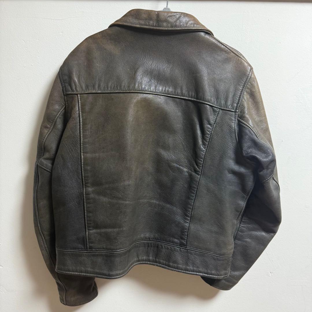 Schott ショットジャケット レザー ジップアップ Mサイズ