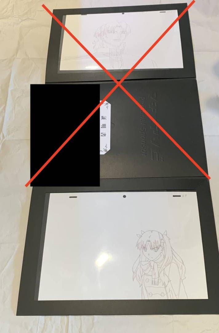 Fate/zero パーソナルスポンサー 原画 遠坂凛