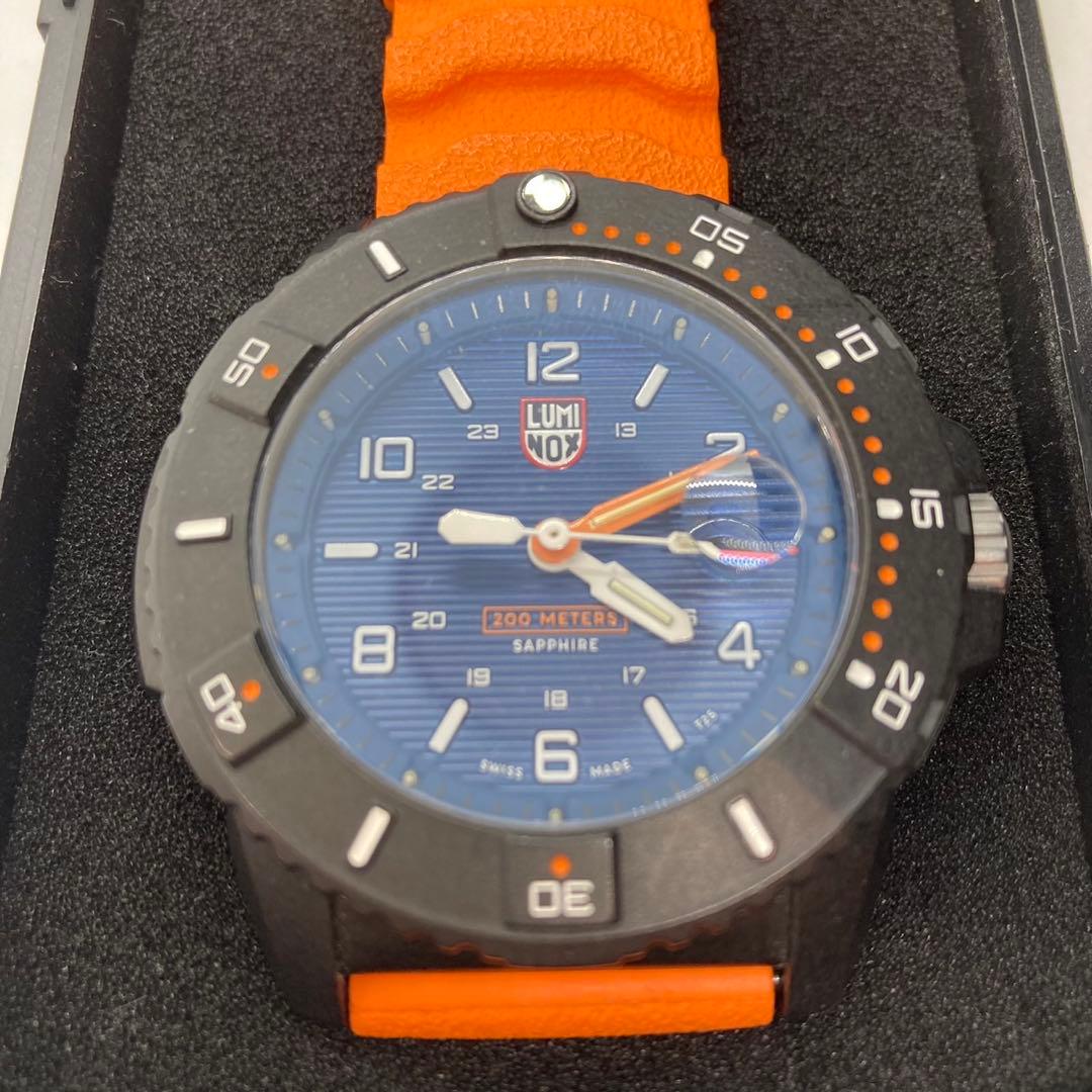 Luminox ルミノックス 稼働 オレンジベルト
