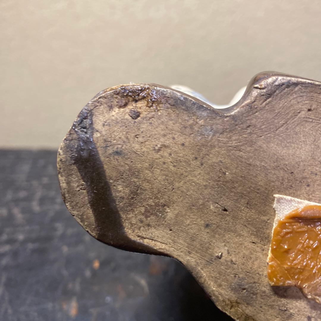 中国古玩変形人物花生14cm9cm6cm