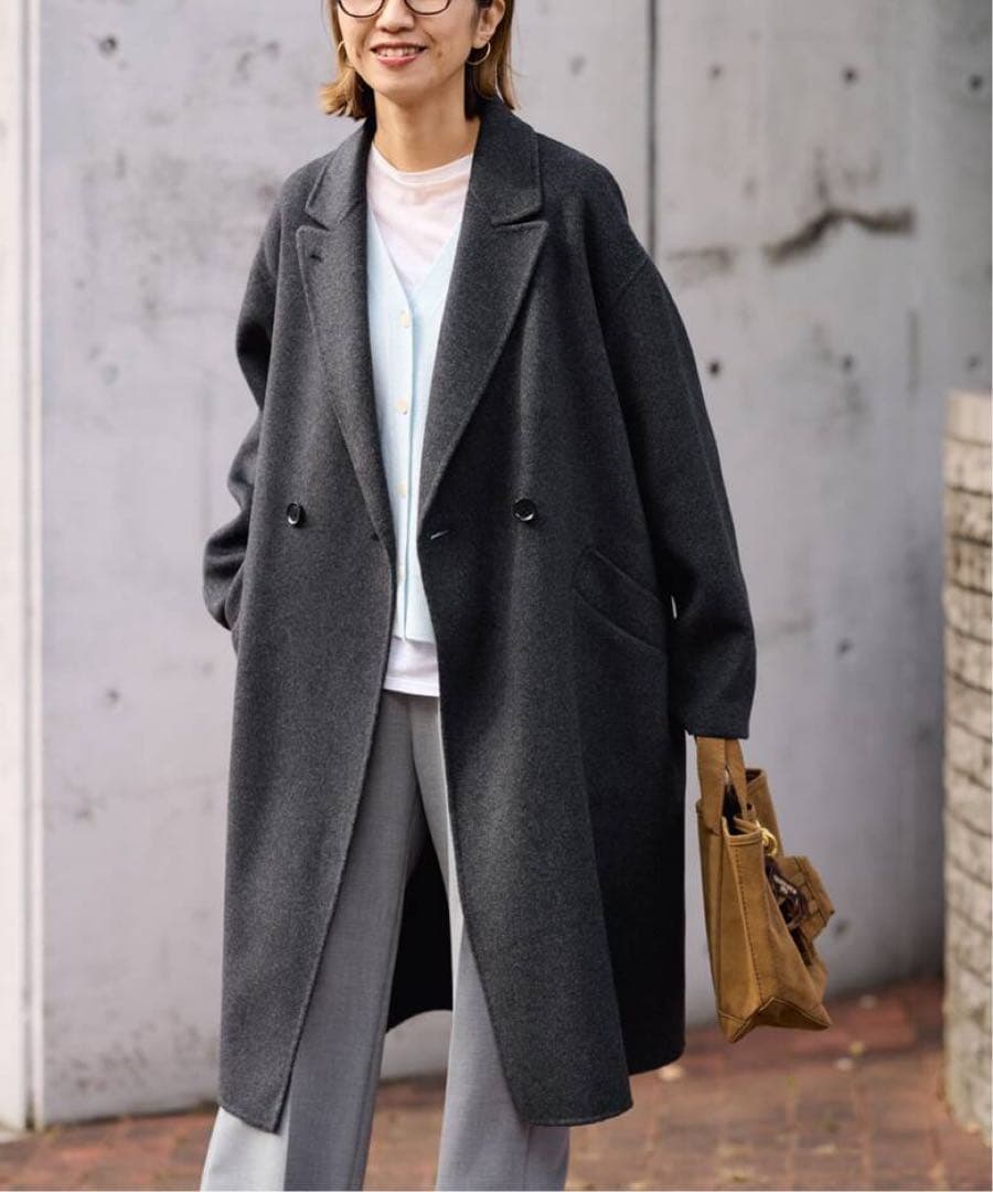 フレームワーク　SUPER160’sダブルブレストコート 4 新品未使用タグ付き