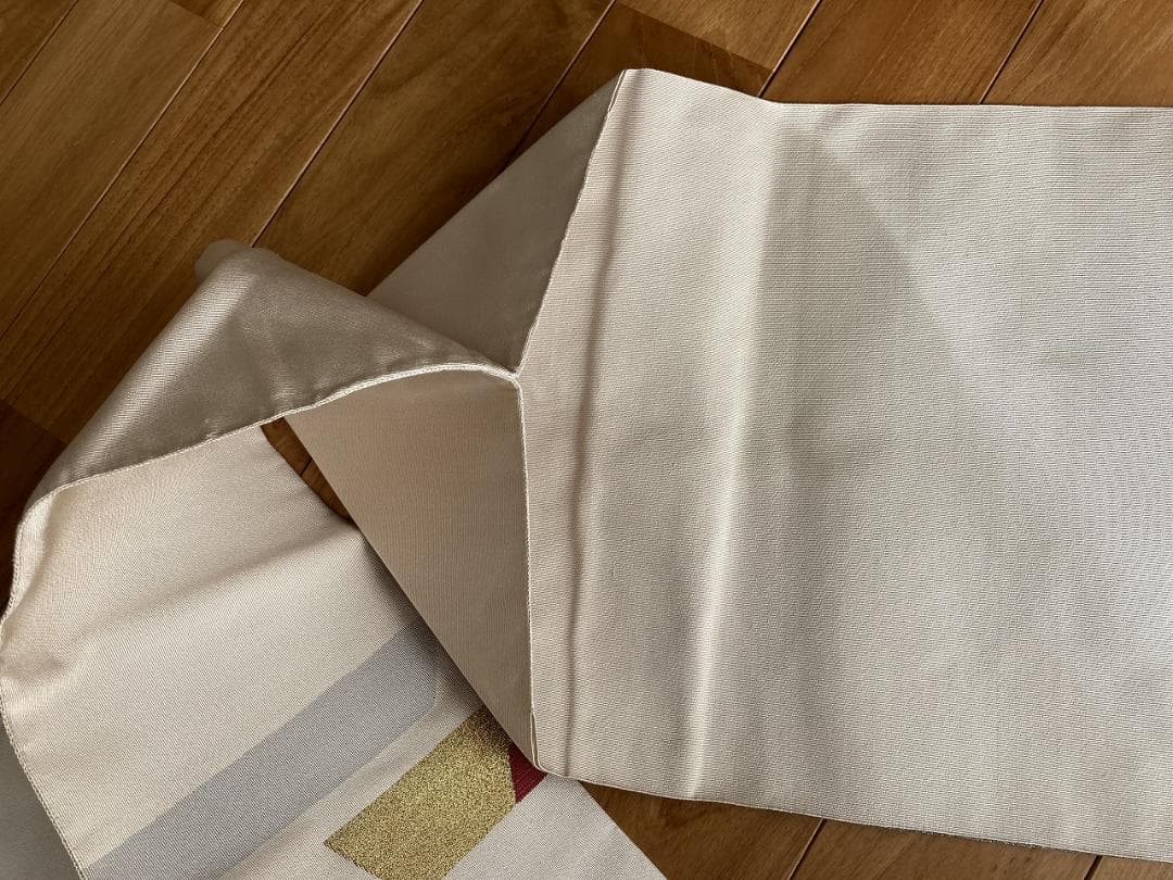 銀座 ちた和 帯 綴れ織り 名古屋帯　送料無料　赤　金　青　グレー